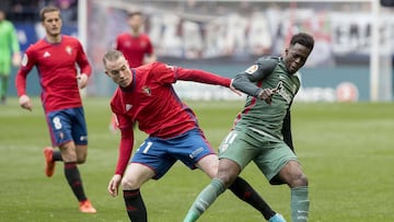 Williams en un partido ante Osasuna.