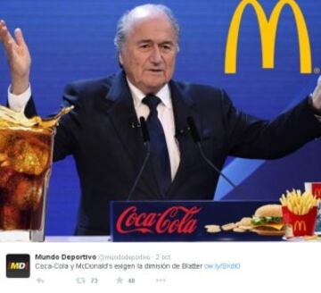 Los mejores memes de Blatter y Platini