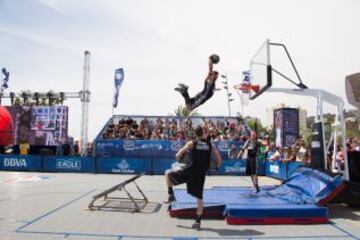 Espectacular foto del NBA3X de BBVA.