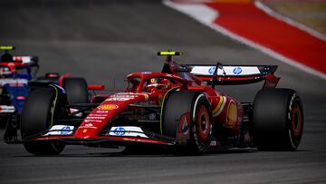 Carlos Sainz (Ferrari SF-24). Austin, Estados Unidos. F1 2024.