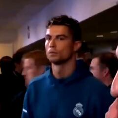 De una mirada que mata de Cristiano a Neymar dejando con el molde a Suárez: momentazos en el túnel