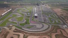 Vista aérea del Aspar Circuit.