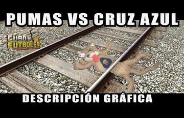 Los memes no perdonan a Pumas traes caer con Cruz Azul