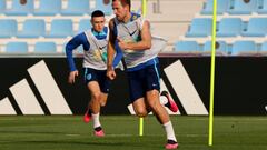 DOHA, QATAR - DECEMBER 7: Harry Kane of England during an England training session at Al Wakrah Stadium on December 7, 2022 in Doha, Qatar. (Photo by Jean Catuffe/Getty Images)