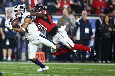 El registro de la victoria de los Falcons en Los Angeles