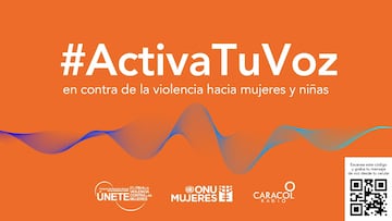 Activa tu voz en contra de la violencia contra mujeres y niñas.