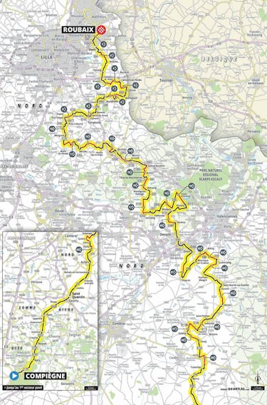París-Roubaix 2023: perfil, recorrido, participantes y favoritos