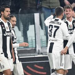 La Juventus, único equipo invicto en las cinco grandes ligas