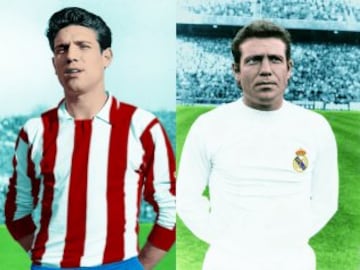 Ramón Grosso también compartió camiseta. Entre 1964 y 1976 jugó en el Real Madrid y la temporada 63/64 la jugó en el Atlético.