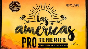 Cartel Las Am&eacute;ricas Pro Tenerife, del 29 de enero al 4 de febrero en 2018. 