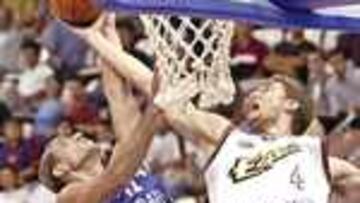 FACTOR CLAVE. El dominio español en rebotes fue un factor básico.