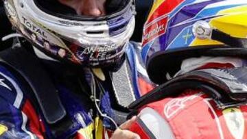 <strong>A VETTEL LE PREOCUPA ALONSO.</strong>