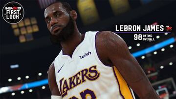 NBA 2K19 revela la valoración de LeBron James