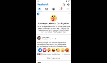 Nuevas reacciones para usar en Messenger y Facebook