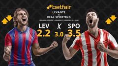 Levante UD vs. Real Sporting de Gijón: horario, dónde ver, pronósticos y clasificación