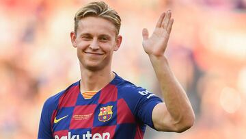 El centrocampista holand&eacute;s del Barcelona, Frenkie de Jong, durante un partido.