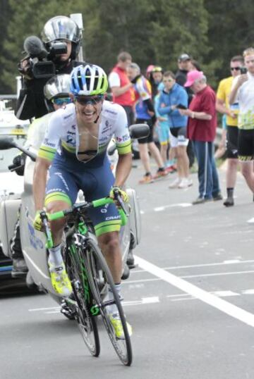 Esteban Chaves en imágenes: así ha llegado al liderato del Giro