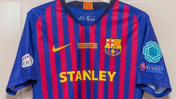Camiseta del Barcelona para la final de Champions femenina.