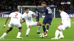 La locura de Neymar en Francia que dejó sin reacción a 3 rivales