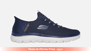 Oferta anticipada de la Fiesta de Primavera de Amazon: ahorra 37 euros en estas zapatillas de Skechers de Amazon, con estilo deportivo y en color azul.