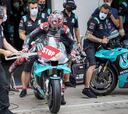 Quartararo se libra de la Q1 por los pelos y Maverick reacciona