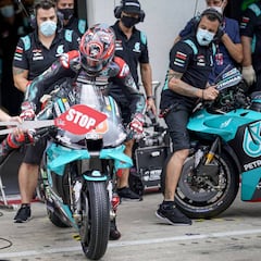 Quartararo se libra de la Q1 por los pelos y Maverick reacciona