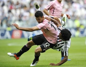 El volante colombiano fue una de las figuras en la goleada de la Juve a Palermo 