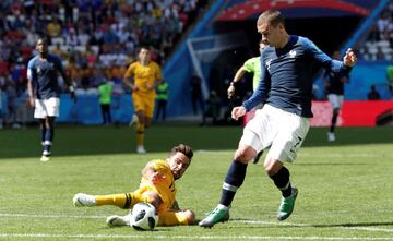 La polémica, el VAR y el triunfo de Francia ante Australia