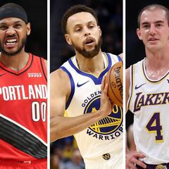 Las 'sorpresas' de la votación: Curry, Fall, Caruso, Carmelo...