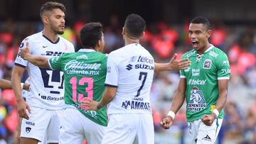 León derrota a Pumas en la jornada 14 del Apertura 2019