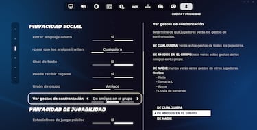 Así es la nueva y polémica opción de censura de bailes de Fortnite: adiós a hacer la L o la risa del burro 