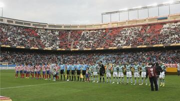 En el Calderón. El 11 de marzo de 2010 el Atlético se enfrentó en el Calderón al Sporting de Portugal. El partido acabó 0-0. El Atlético logró el pase en Lisboa.