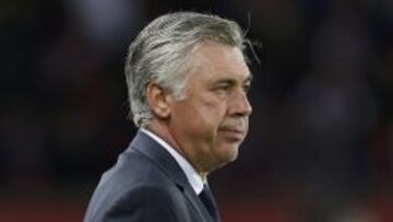 Carlo Ancelotti ya est¨¢ muy cansado de la actitud del PSG