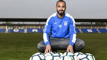 El Zhar, jugador del Leganés en una entrevista con AS.