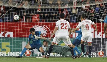 Jesús Vallejo, Quico Casilla, Franco Vázquez y Ben Yedder.