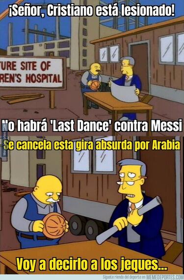 Los memes se ceban con Messi tras la goleada del Al-Nassr