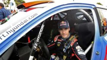 Dani Sordo subi&oacute; al podio.