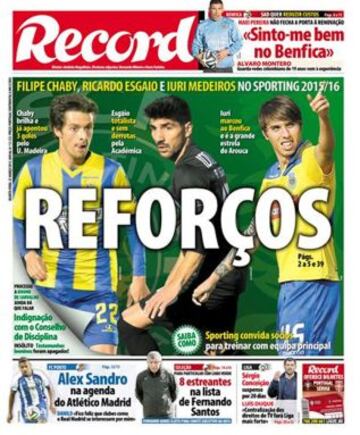 Portadas de la prensa deportiva