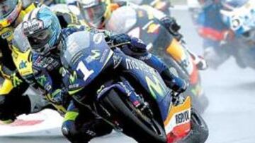 <b>PROBLEMAS. </b>Dani Pedrosa está teniendo, durante toda la temporada, problemas de visibilidad en la visera de su casco Nolan, como le sucedió en China.