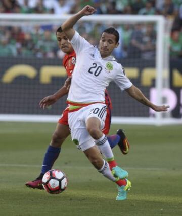 México vs Chile en imágenes