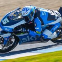 Fenati, Navarro, Bulega y Antonelli, en una décima