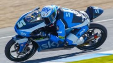 Fenati ha liderado el test de Moto3.