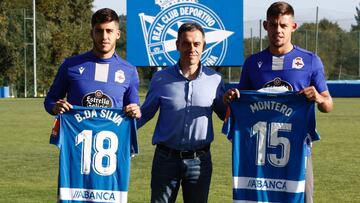 04/09/19 PRESENTACION DE BETO DA SILVA Y MONTERO CON EL DEPORTIVO DE LA CORUÑA