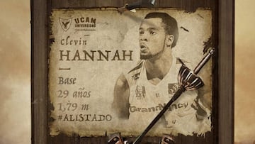 Clevin Hannah, nuevo director de juego del UCAM Murcia