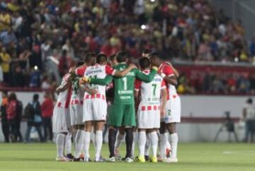 Rayos y Águilas terminaron empatando 1-1 en un vibrante partido en el Estadio Victoria que se vivió con mucha intensidad.