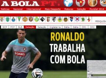 Portadas de la prensa extranjera