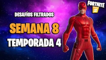 Fortnite Temporada 4: desafíos filtrados Semana 8