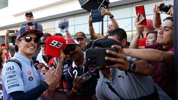 Marc Márquez en Lusail.