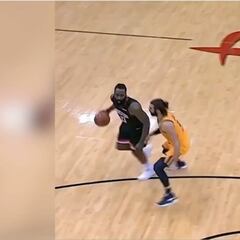 Ricky estalla contra Harden: la jugada en la que el español denuncia permisividad arbitral