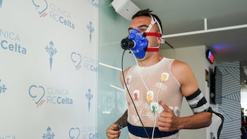 Iago Aspas se somete a las pruebas médicas en el inicio de la pretemporada del Celta.